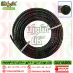 قیمت نخ علف زن گرد موجدار 3 میل 15 متری مشکی گلف گاردن با ذرات آلومینیوم , خرید نخ گرد موج دار علف تراش 3 میل 15متری مشکی آلومینیوم , نخ موج دار چمنزن 3 میل , نخ گرد موجی 3 میل . golf-garden-black-aluminum-particle-clover-helicoidal-3mm-15