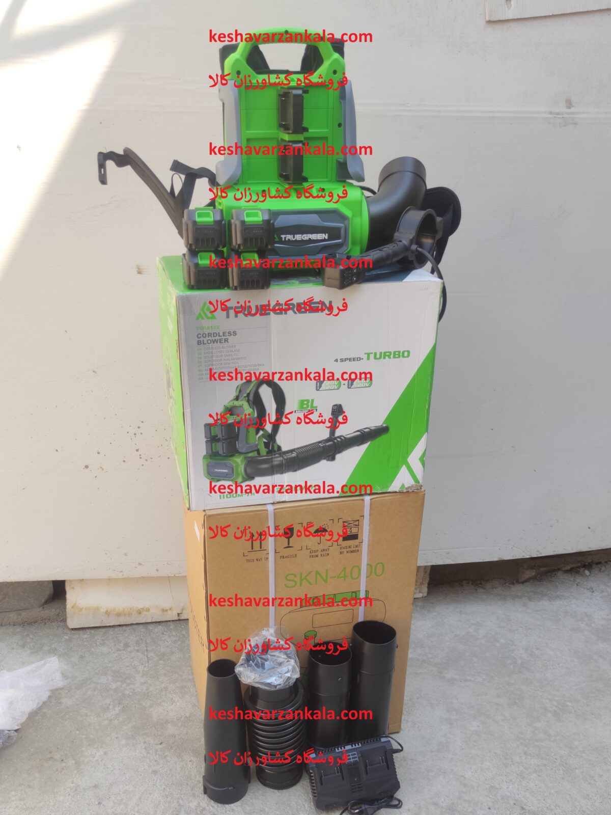 truegreen-tg8a522-cordless-blower , قیمت دمنده توربو شارژی TRUEGREEN مدل TG8A522 , خرید دمنده شارژی truegreen tg8a522 , دمنده آتش خاموش کن شارژی , دمنده اطفا حریق شارژی , نمایندگی دمنده شارژی skn ، خدمات پس از فروش دمنده شارژی truegreen ، نمایندگی فروش دمنده شارژی truegreen