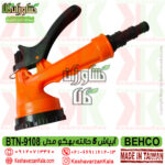 behco-btn-9108-5pattern-trigger-nozzle , قیمت سر آبپاش 5 حالته پلاستیکی بهکو مدل 9108 , خرید آب پاش پلاستیکی 5 حالته بهکو BTN-9108 , سر تفنگی پلاستیکی 5 حالته behco , آبپاش پنج حالته بهکو 9108