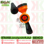 behco-btn-9108-5pattern-trigger-nozzle , قیمت سر آبپاش 5 حالته پلاستیکی بهکو مدل 9108 , خرید آب پاش پلاستیکی 5 حالته بهکو BTN-9108 , سر تفنگی پلاستیکی 5 حالته behco , آبپاش پنج حالته بهکو 9108