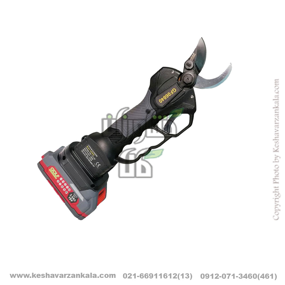 قیمت قیچی شارژی گلف گاردن مدل 6840 , خرید قیچی شارژی golf garden مدل gf06840 , قیمت قیچی باغبانی شارژی گلف گاردن 6840 , قیچی شارژی گلف گاردن برش 4 سانت , قیچی هرس 6840 گلف گاردن , golfgarden-GF06840