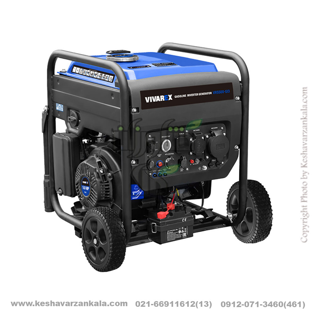 vivarex-vr5500-generator قیمت موتور برق اینورتری استارتی سه گانه سوز ویوارکس مدل VR5500-GI3 , قیمت ژنراتور سه گانه سوز vivarex vr5500 , خرید موتور برق اینورتر سه گانه 5500 ویوارکس , نماینده فروش موتور برق اینورتری استارتی سه گانه سوز ویوارکس مدل VR5500-GI3